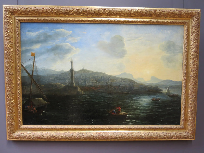 Il porto di Genova, visto dal mare - Claude Lorrain