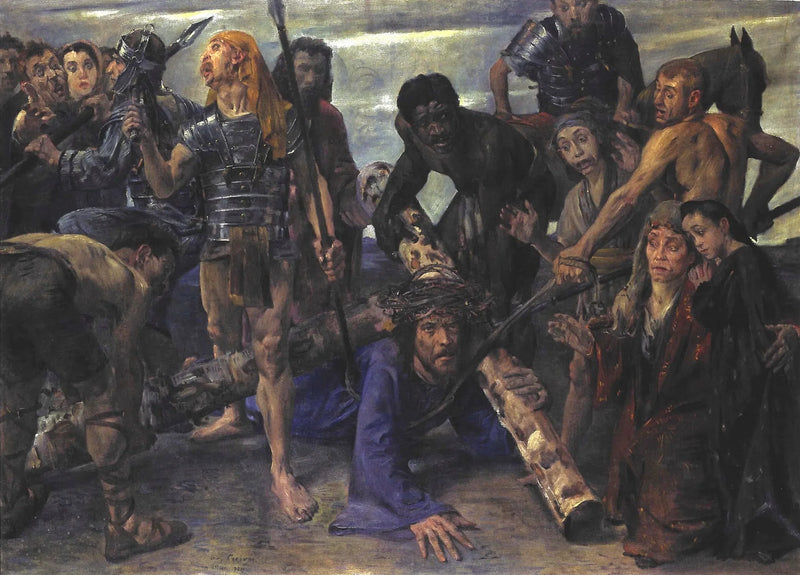 Il trasporto della croce - Louis Corinth