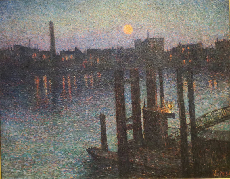 Il porto di Londra, la notte - Maximilien Luce