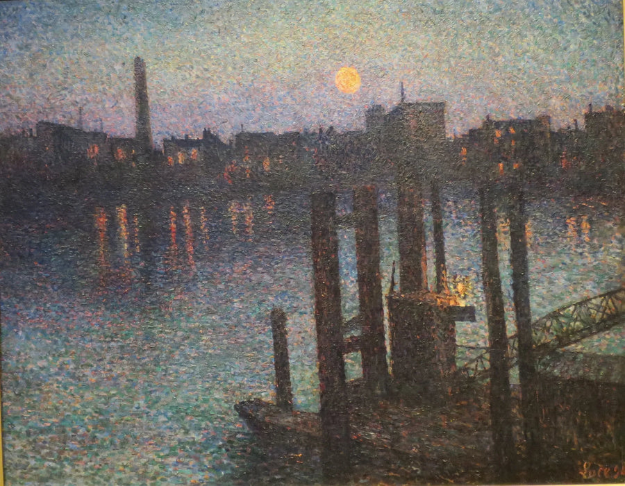 Il porto di Londra, la notte - Maximilien Luce