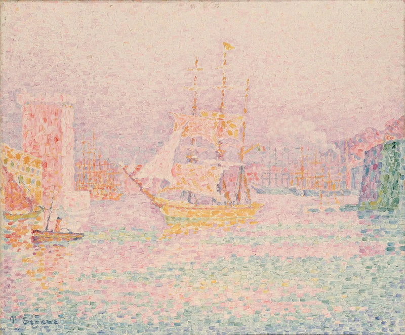 Il Porto di Marsiglia - Paul Signac
