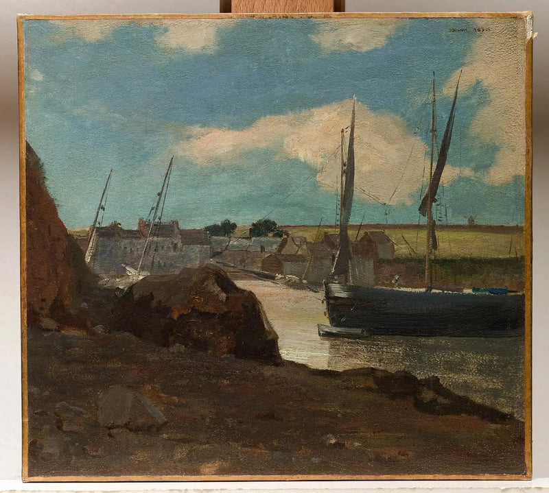 Il porto di Morgat - Odilon Redon