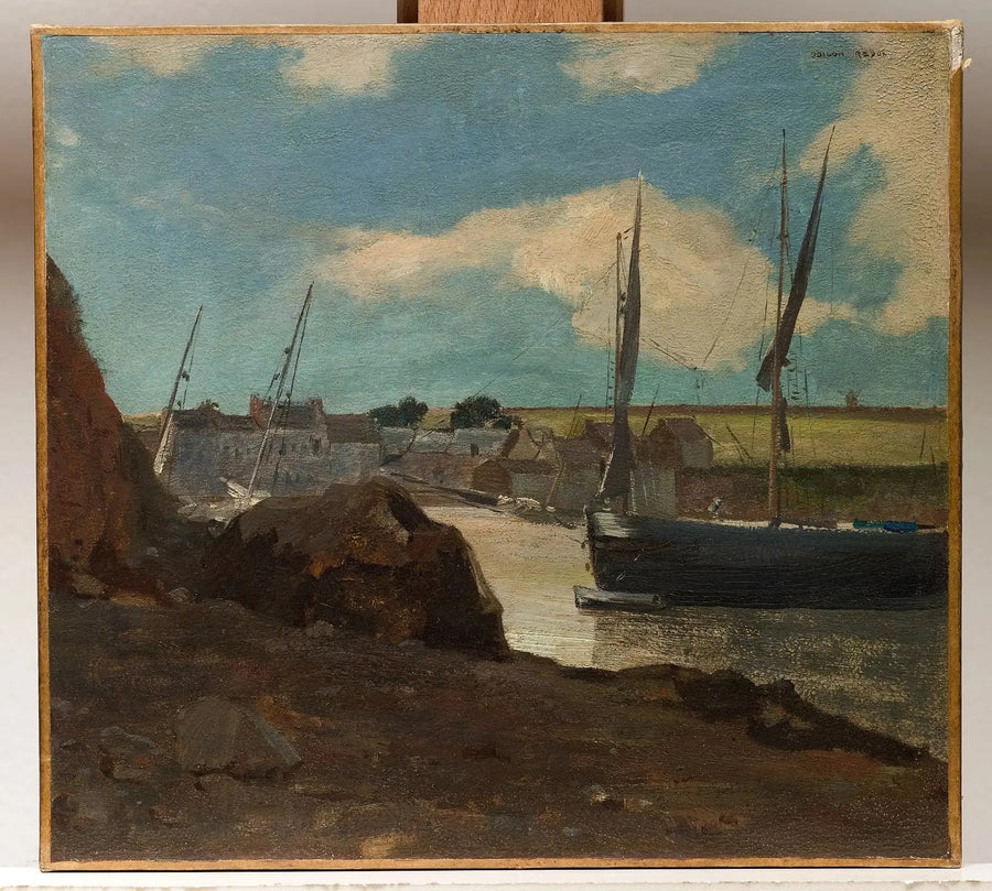 Il porto di Morgat - Odilon Redon