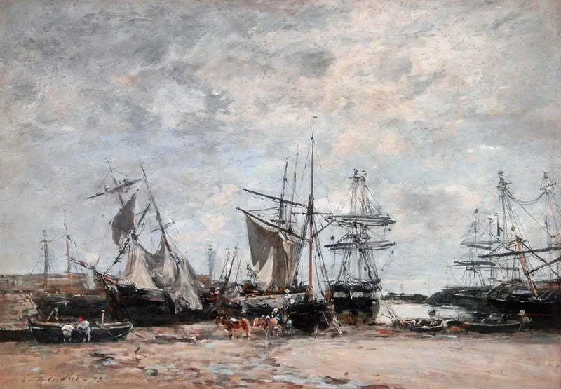 Il porto di Pontrieux - Eugène Boudin