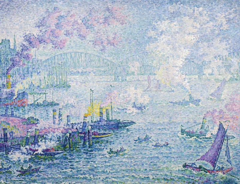 Il porto di Rotterdam - Paul Signac