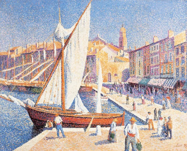 Il porto di Saint-Tropez - Maximilien Luce