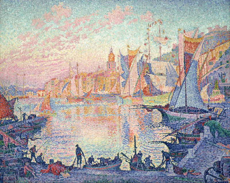 Il Porto di Saint-Tropez - Paul Signac