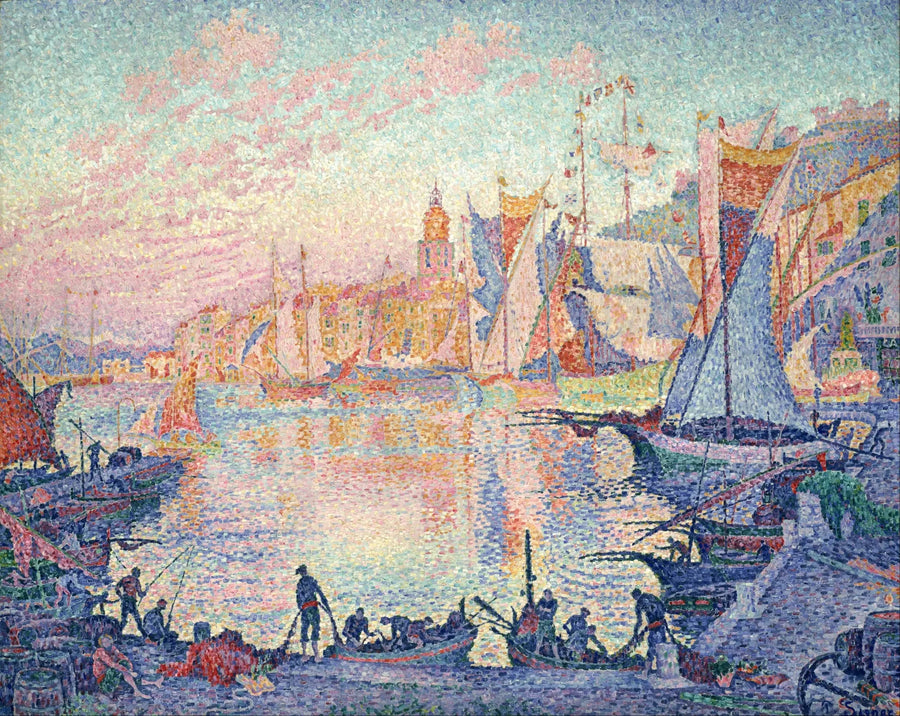 Il Porto di Saint-Tropez - Paul Signac