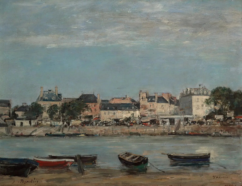 Il porto di Trouville - Eugène Boudin