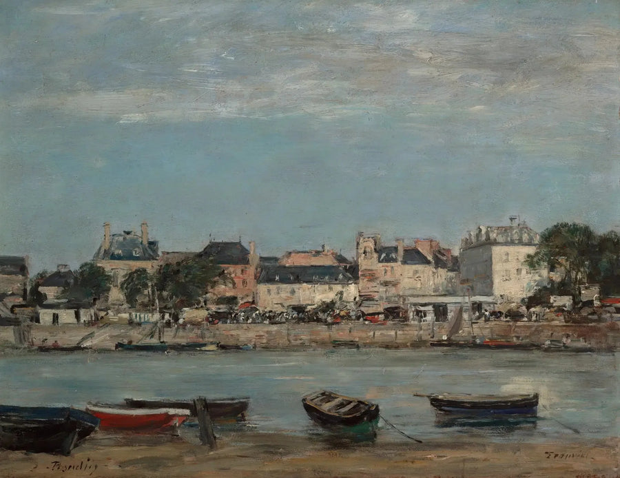 Il porto di Trouville - Eugène Boudin