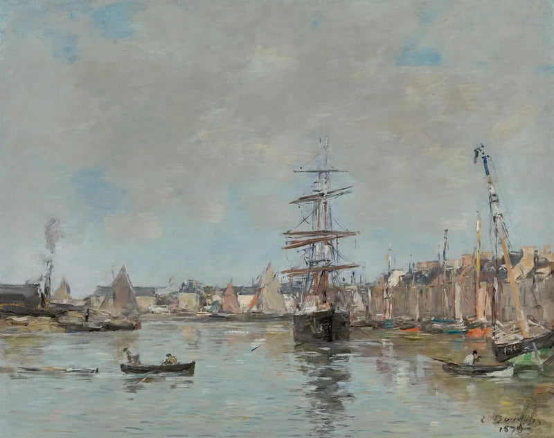 Il porto di Trouville - Eugène Boudin