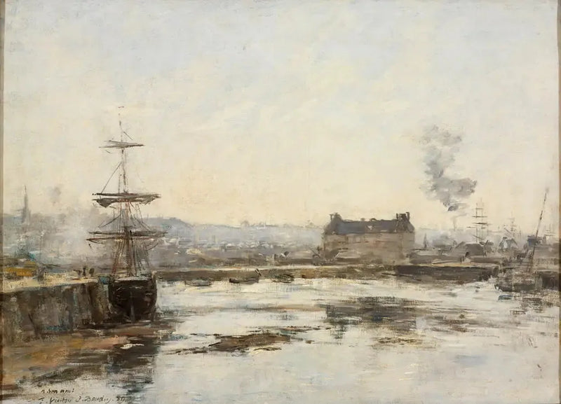 Il Porto di Trouville - Eugène Boudin
