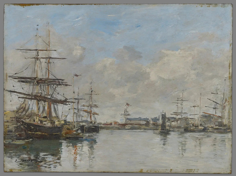 Il porto di Le Havre - Eugène Boudin