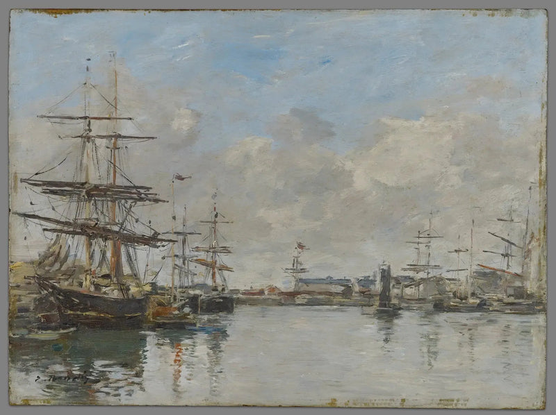 Il porto di Le Havre - Eugène Boudin