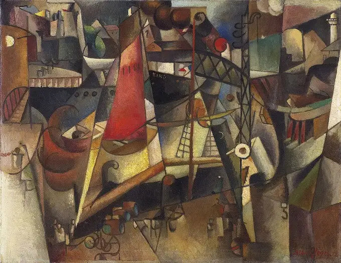 Il porto (Marsiglia) - Albert Gleizes