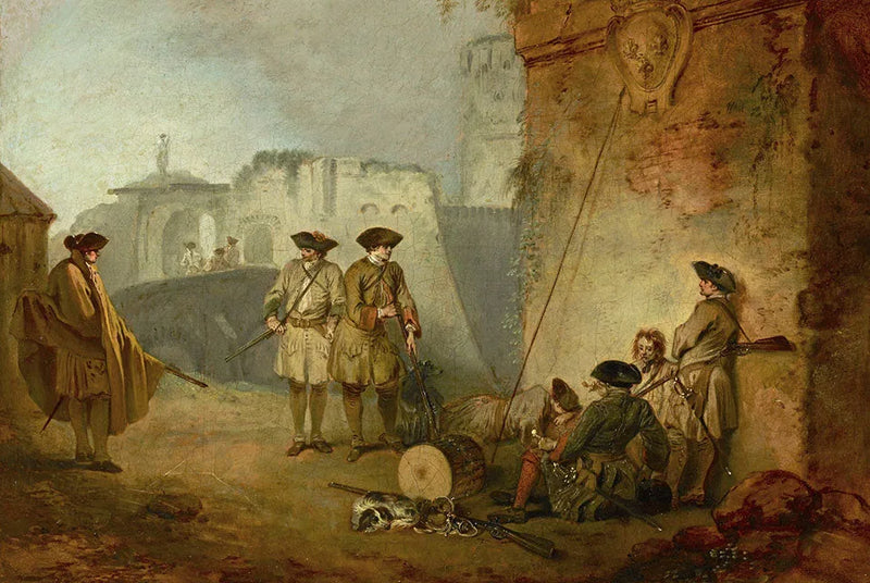 Il portale di Valenciennes - Antoine Watteau