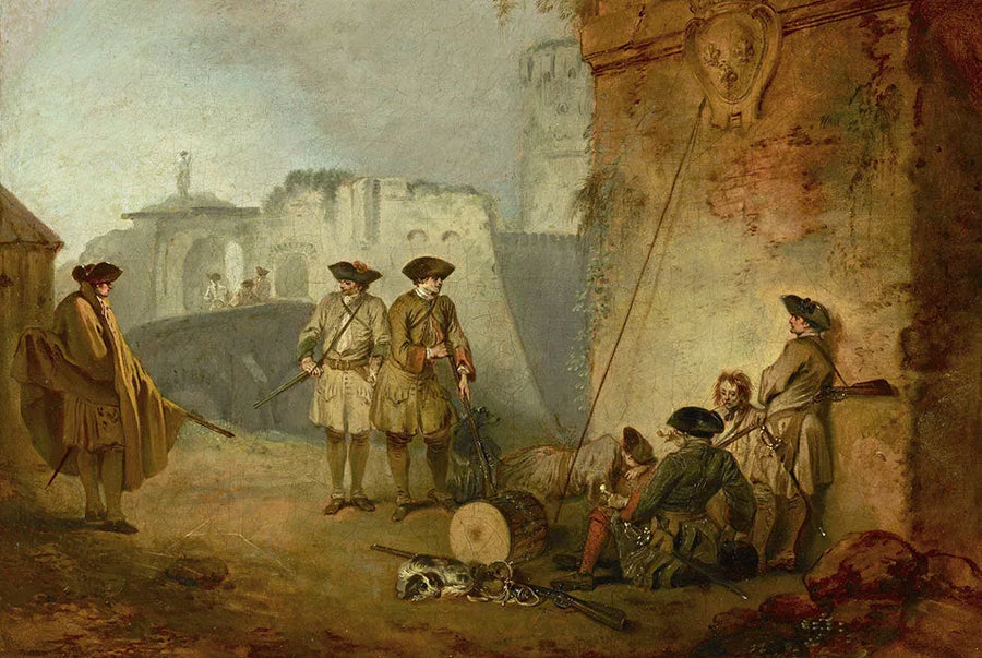 Il portale di Valenciennes - Antoine Watteau