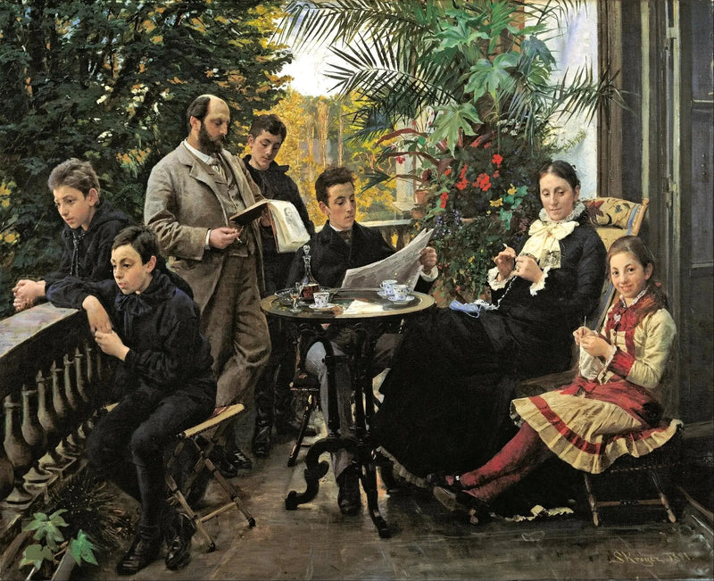 Il ritratto della famiglia Hirschsprung - Peder Severin Krøyer