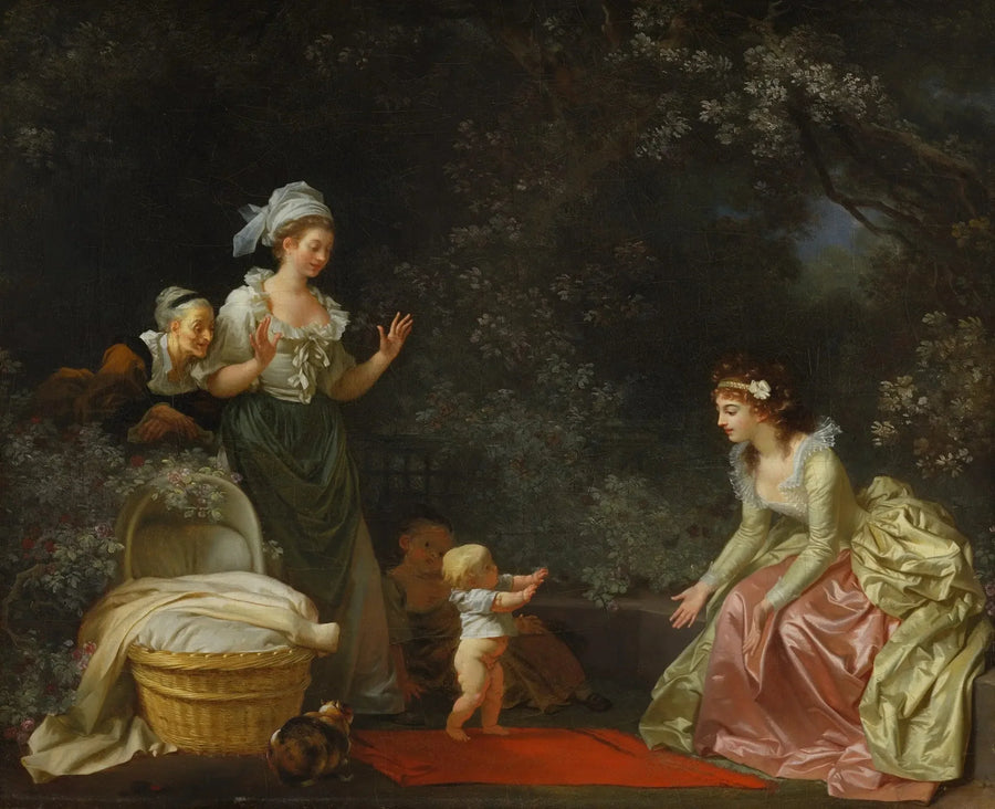 Il primo passo dell'infanzia - Jean-Honoré Fragonard