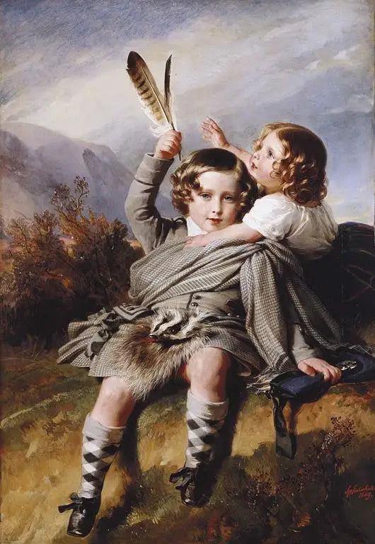 Il principe Alfredo e la principessa Elena - Franz Xaver Winterhalter