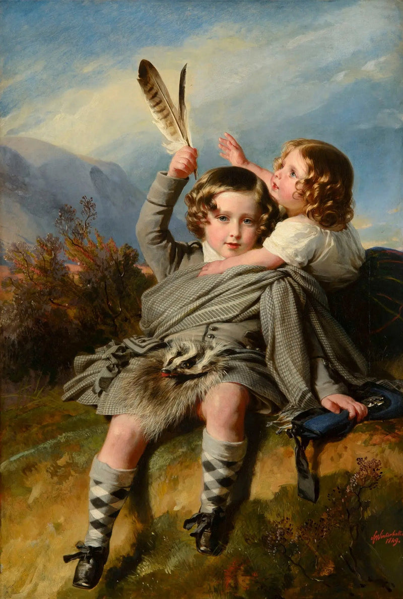 Il principe Alfredo e la principessa Elena - Franz Xaver Winterhalter