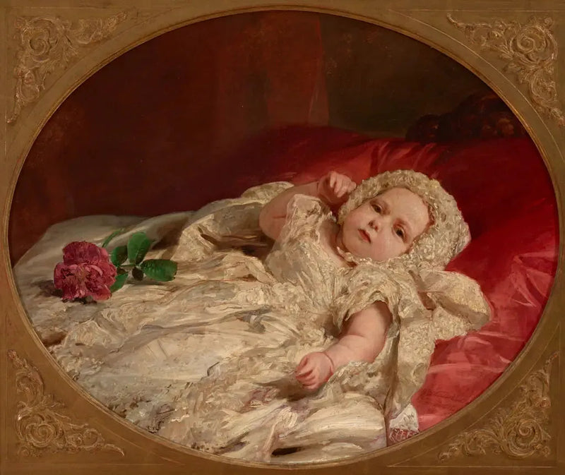Il principe Arthur William à l'âge de sette settimane - Franz Xaver Winterhalter