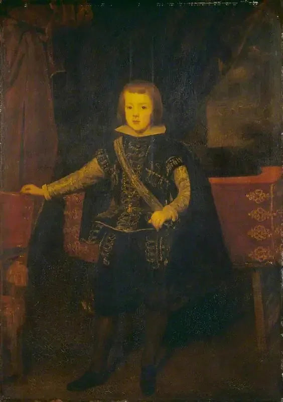 Le prince Baltasar Carlos en noir et argent - Diego Velázquez image 1 copie de tableau peinte à la main