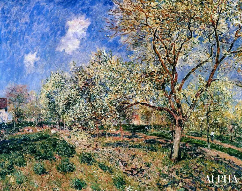 Le printemps à Veneux - Van Gogh - Reproductions de tableaux et peintures haut de gamme