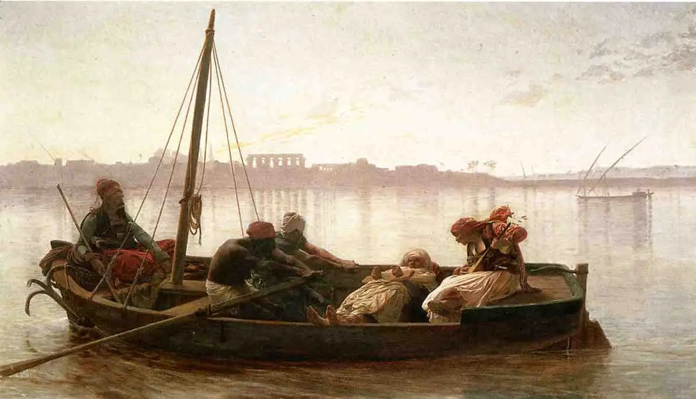 Reproduction du tableau « Le Prisonnier - Jean-Léon Gérôme » par Alpha Reproduction en peinture à l’huile