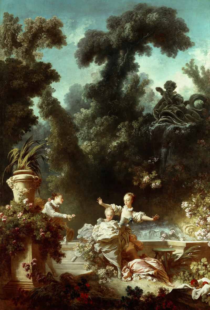 Il progresso dell'amore : la caccia - Jean-Honoré Fragonard