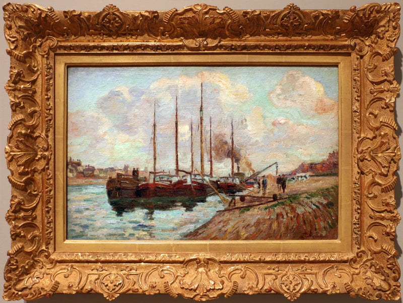 Il molo di Austerlitz a Parigi - Armand Guillaumin