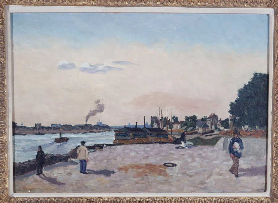 Il molo di Bercy, verso 1874 - Armand Guillaumin