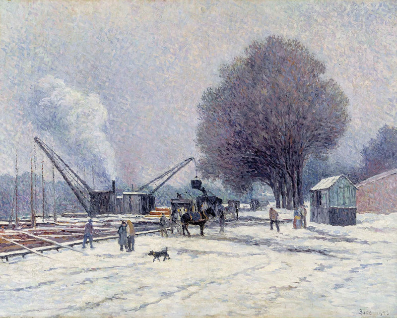 Il molo di Boulogne - Maximilien Luce