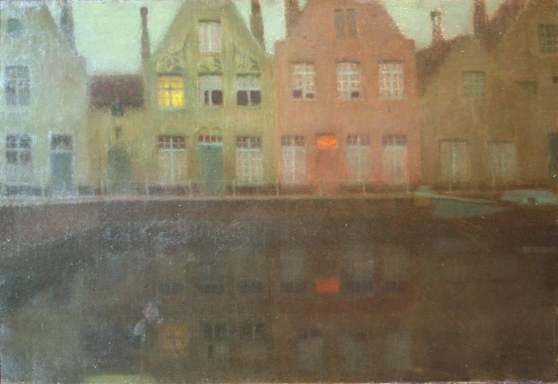 Le quai - Henri Le Sidaner image 1 copie de tableau peinte à la main
