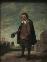 Il Queteur con un sonaglio in mano - David Teniers il Giovane