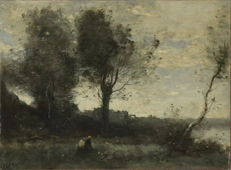 Il raccoglitore di legna - Jean-Baptiste Camille Corot