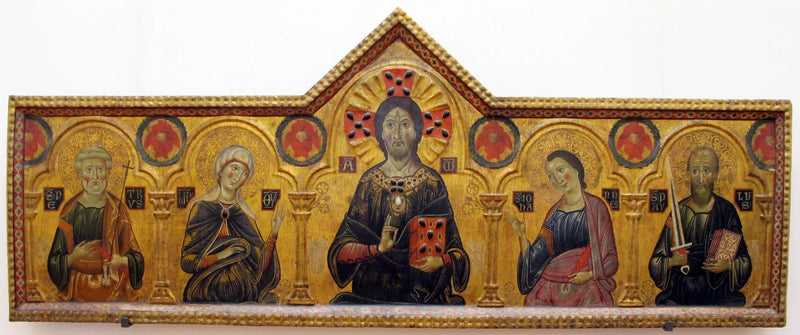 Il Redentore tra la Vergine e tre santi - Cosimo Rosselli