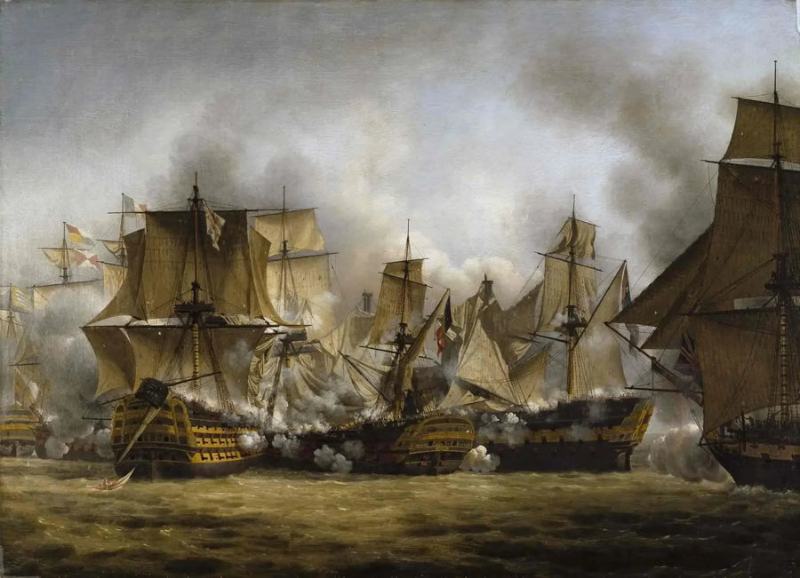 Il Redoutable a Trafalgar - Louis-Philippe Crépin