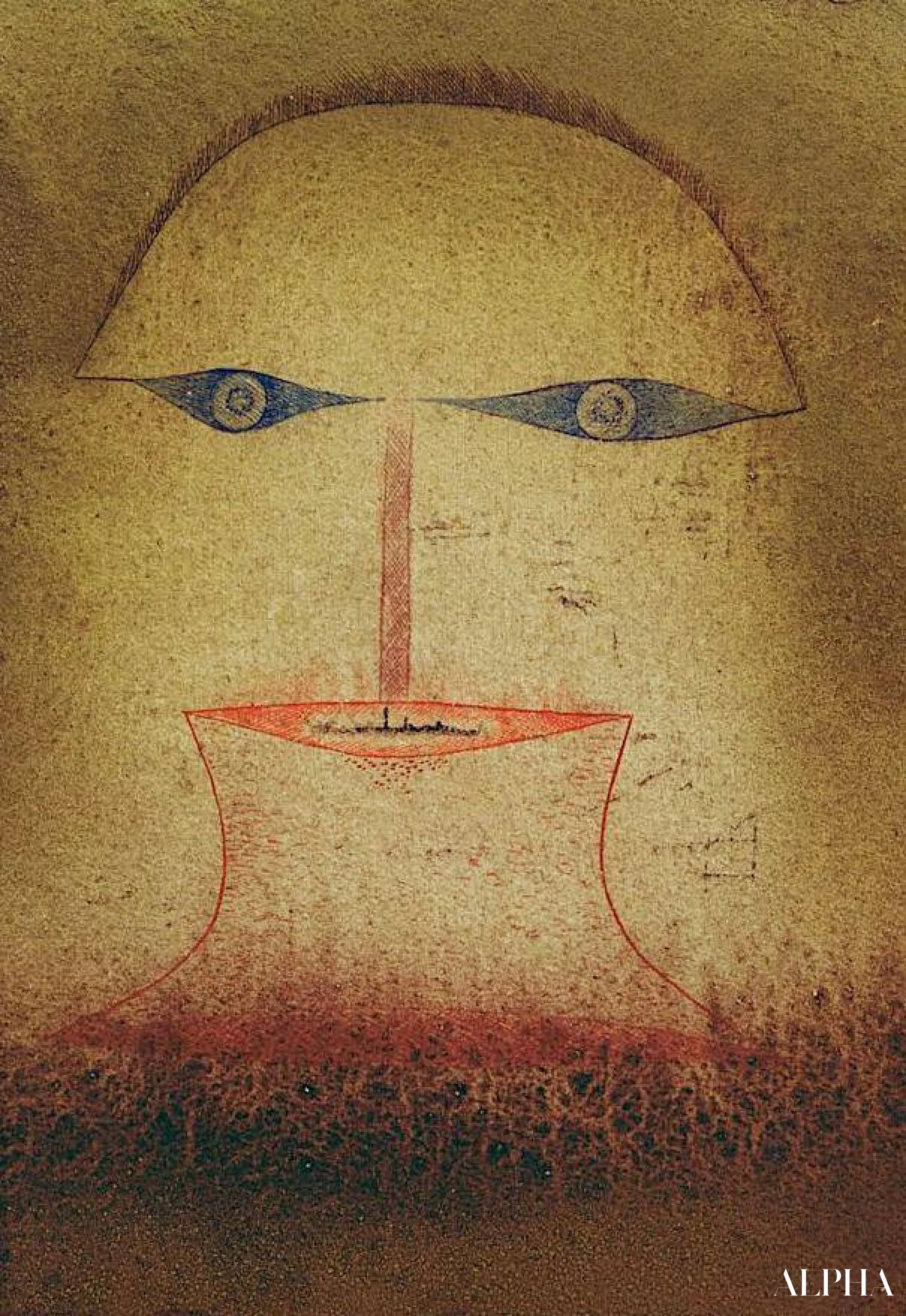 Le regard bleu, 1927 - Paul Klee - Reproductions de tableaux et peintures haut de gamme
