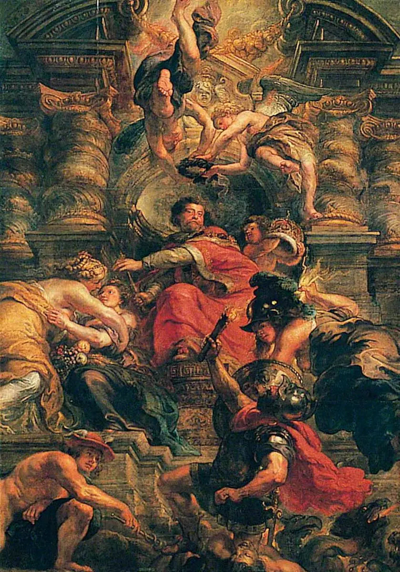 Il regno pacifico di Jacques Ier (Il regno saggio di Jacques Ier) - Peter Paul Rubens