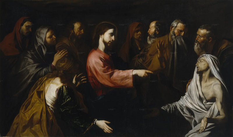 La Risurrezione di Lazzaro - Jusepe de Ribera