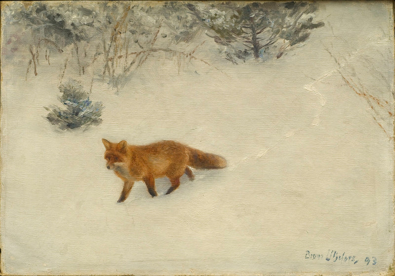La volpe - Bruno Liljefors
