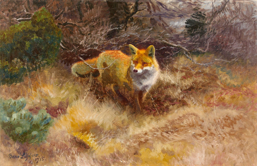 La volpe e il paesaggio - Bruno Liljefors