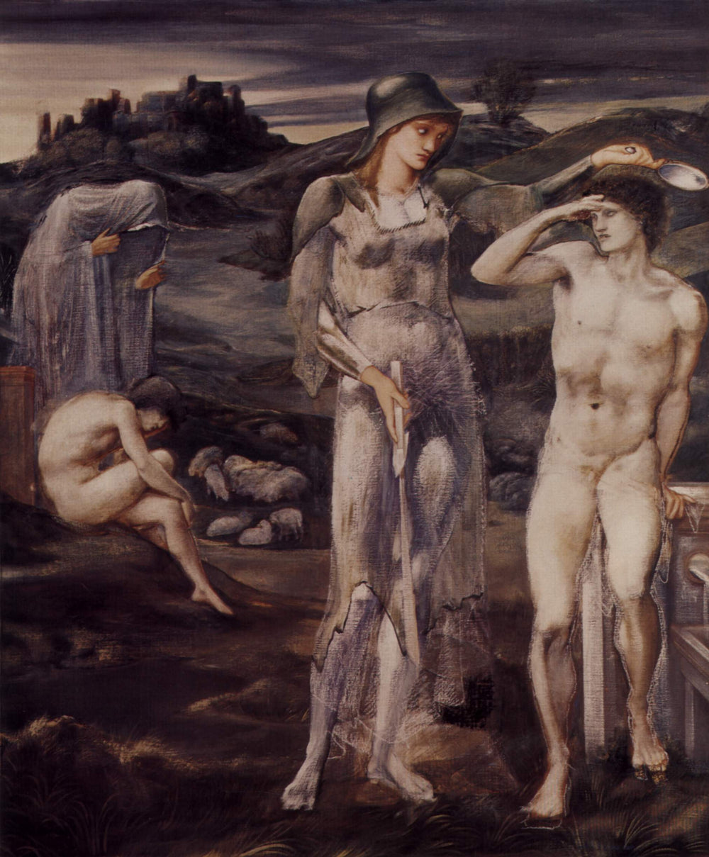 Le Rendez-vous de Persée - Edward Burne-Jones image 1 tableau peint à l’huile sur toile