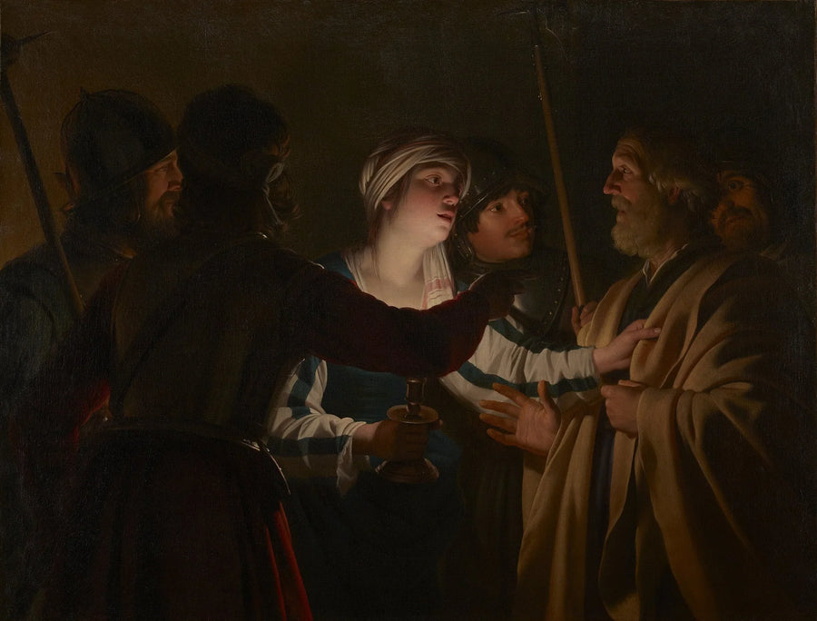 Il rinnegamento di san Pietro - Gerrit van Honthorst