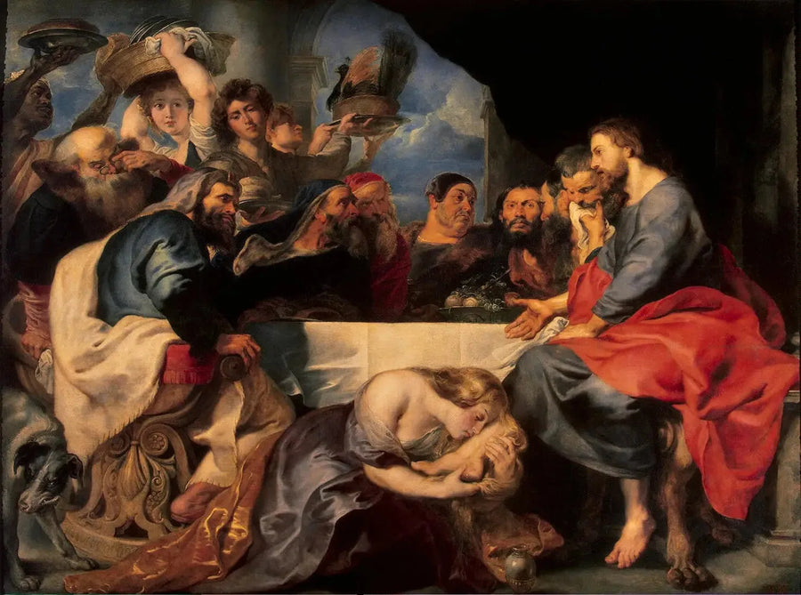 Il Pasto presso Simon il Fariseo - Peter Paul Rubens
