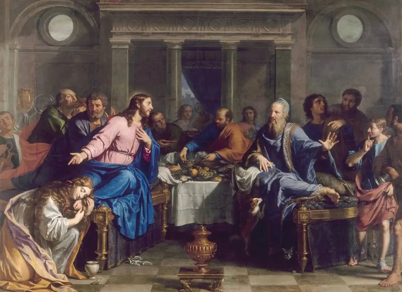 Il Pasto da Simon - Philippe de Champaigne