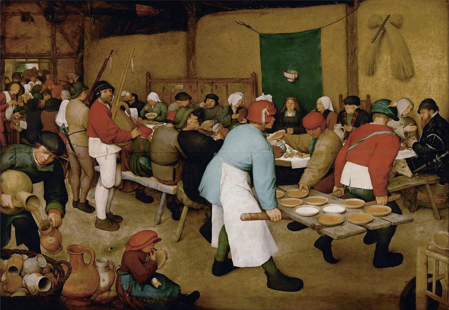 Il Banchetto nuziale - Pieter Brueghel il Vecchio
