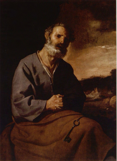 Il pentimento di san Pietro - Francisco de Zurbarán