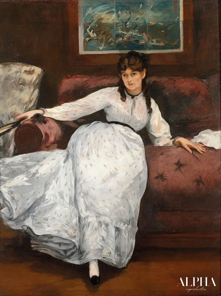 Le Repos - Edouard Manet - Reproductions de tableaux et peintures haut de gamme